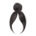 thumbnail image 2 of Clearance!Weaklki Bangs Hair Clip Human Hair,Hair Toppers For Women Real Human Hair,360° 3D Cover,Human Hair Topper with Bangs Hair Pieces Wispy Bangs Hair with Thinning Hair,Dark Brown, 2 of 5