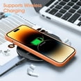 thumbnail image 6 of Liquid Silicone Case for iPhone 14 Pro Max (6.7''), [Scratch-Resistant, Anti-Fingerprint, Shockproof] Protective Slim Phone Case, 4-Layer Cover with Microfiber Lining, Silky-Soft Touch, Orange, 6 of 14