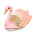 thumbnail image 4 of freneci Swan Jewelry Box Cute Animal Trinket Box for Desktop Living Room Centerpiece Pink, 4 of 8