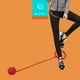 thumbnail image 4 of Pelota de salto para niños Ehuebsd para saltar equipo de Fitness clásico, 4 of 9