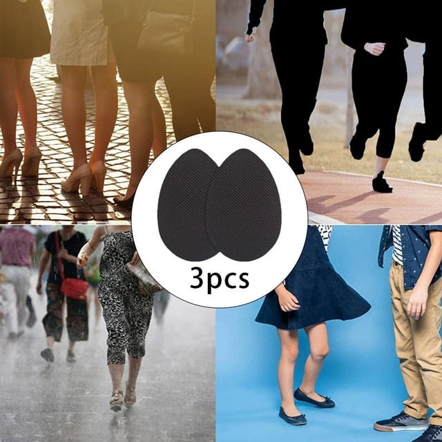 Almohadils antideslizantes autoadhesivas para , empuñaduras antideslizantes para tacones altos, protectores de sue de goma antideslizantes negro BLESIY Protectores de suelas de zapatos