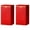 Red, variant on HannLk Sealed Tea Tin Canister Tinplate Empty Loose Tea Box Square Coffee Holder