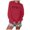 Watermelon Red, variant on Pullover Sweatshirts for Women Trendy Winter Fall Relaxed Fit Crew Neck Long Sleeve Rolled Drop Shoulder with Pocket Floral Leisure Cotton Top Pullover(Grey,L)