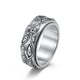thumbnail image 2 of Guardurnaity Stainless Steel Engraved Band Ring Retro Men Couple Knuckle Aesthetic Office Anniversary Vacation Husband Jewelry Accessories Type7 NO7, 2 of 6