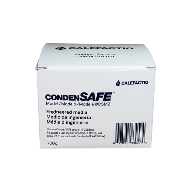 Calefactio #CSM2 Sac de Recharge de Neutralisant de Condensat CondenseSafe pour Média, Remplacement pour Chaudière à Gaz à Condensation Résidentielle, Chauffe-Eau et Oth