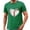 ZB33661-Green, variant on Afelkas Men's Game Day T-Shirt Baseball Heart Graphic Short Sleeve Tee Sports Fan Top Distressed Stitches Casual Design Black,XL