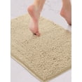 thumbnail image 3 of 1pc Simple Soft Skin-friendly Chenille Bathroom Absorbent Anti-slip Floor Mat, Multipurpose For Home Decor, 3 of 4