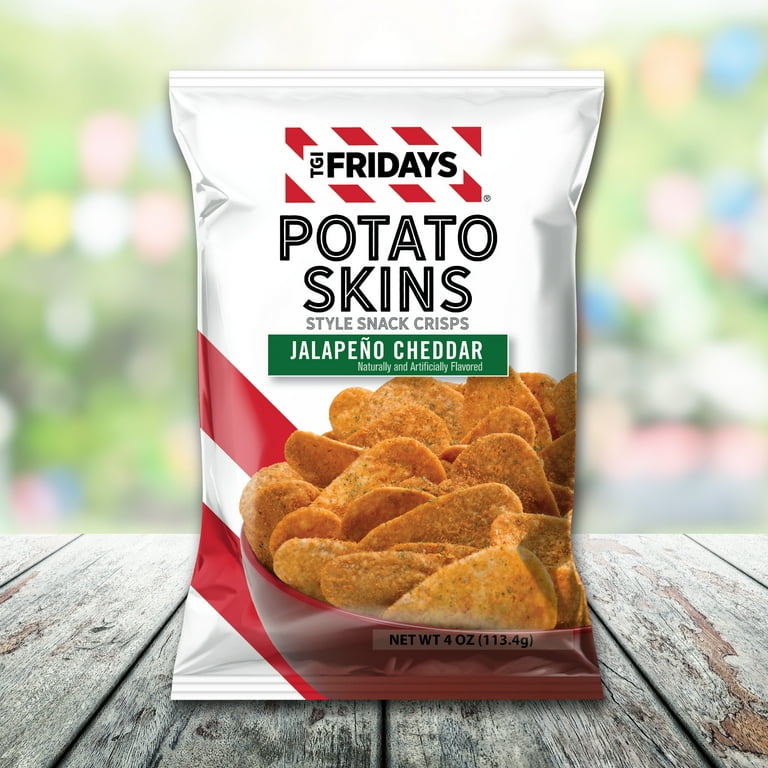 TGI Fridays Gluten-Free Jalapeno Cheddar Potato Skins Snack Crisps