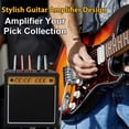 thumbnail image 4 of Caja con soporte para púas de guitarra HETOETF y altavoz con 5 púas, 4 of 6