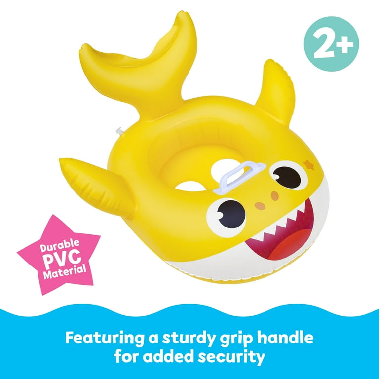 Pinkfong Baby Shark Inflatable Baby Boat Pool Float Seat Summer Water Play Kids Ages 2