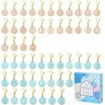 thumbnail image 7 of 1 Box 52Pcs 26 Styles Letter Stitch Markers Crochet Stitch Charms Enamel Alloy Alphabet A to Z Capital Pink Blue Lobster Claw Clasps Charm, 7 of 7