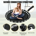 thumbnail image 2 of 50" Saucer Tree Swing for Kids, Waterproof Flying Saucer Swing Round Mat Spinner Swing for Tree/Swing Set, 2 of 7