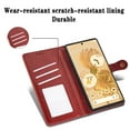 thumbnail image 5 of Wallet Case for Google Pixel 6 Pro 2021 Case, Pixel 6 Pro Cover 6.7 inch, Allytech PU Leather Flip Stand Credit Card Pocket Holder Stand Hand Strap Magnetic Snap Purse Case for Pixel 6 Pro 2021, Red, 5 of 6