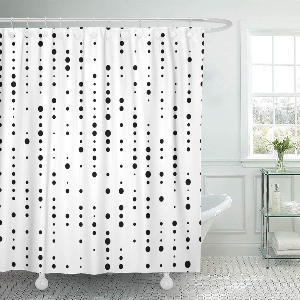 KSADK Polka Dot Pattern Black and White Chaotic Simple Minimal Circle