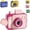 Red Pink, variant on 2026 New Camera Water Gun, forward Splash Battle Toy, Perfect Parties & Summer Outdoor Fun
