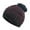 BK1, variant on HNMKIU Winter Knitted Slouchy Hat With Pom For Women Men Outdoor Ski Camping Thermal Warmth Knit Cap BK2 - One Size