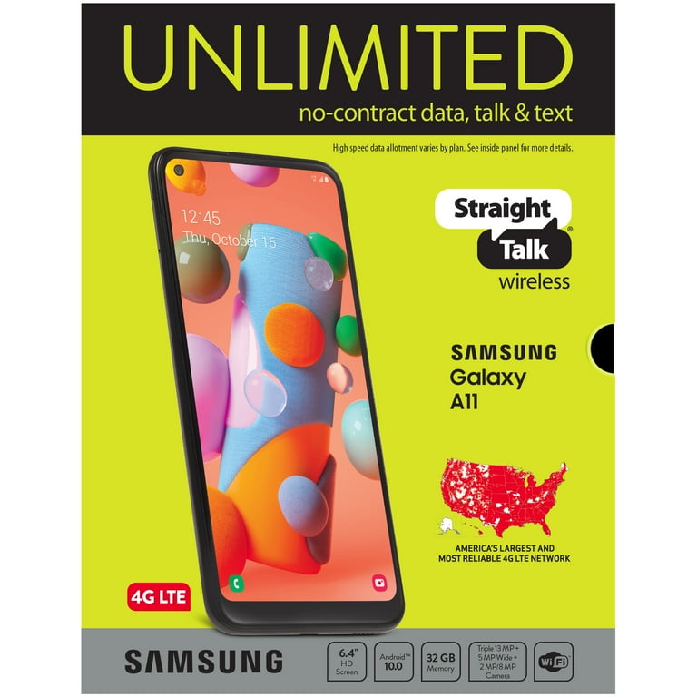 Straight Talk Samsung Galaxy A23, 5G, 64GB, 4GB Ram, Black - Prepaid  Smartphone [Locked to Straight Talk] 