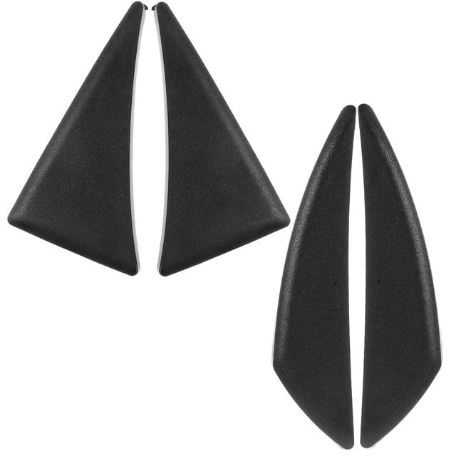 WHAMVOX 4Ud Guardas De Borde Y Para Puertas De Negro Protección Duradera Y