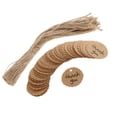 thumbnail image 4 of BLESIYA 5x100pcs Kraft Paper Gift Tags w/ String Christmas Wedding Thank You Cardstock 5 Pcs, 4 of 8