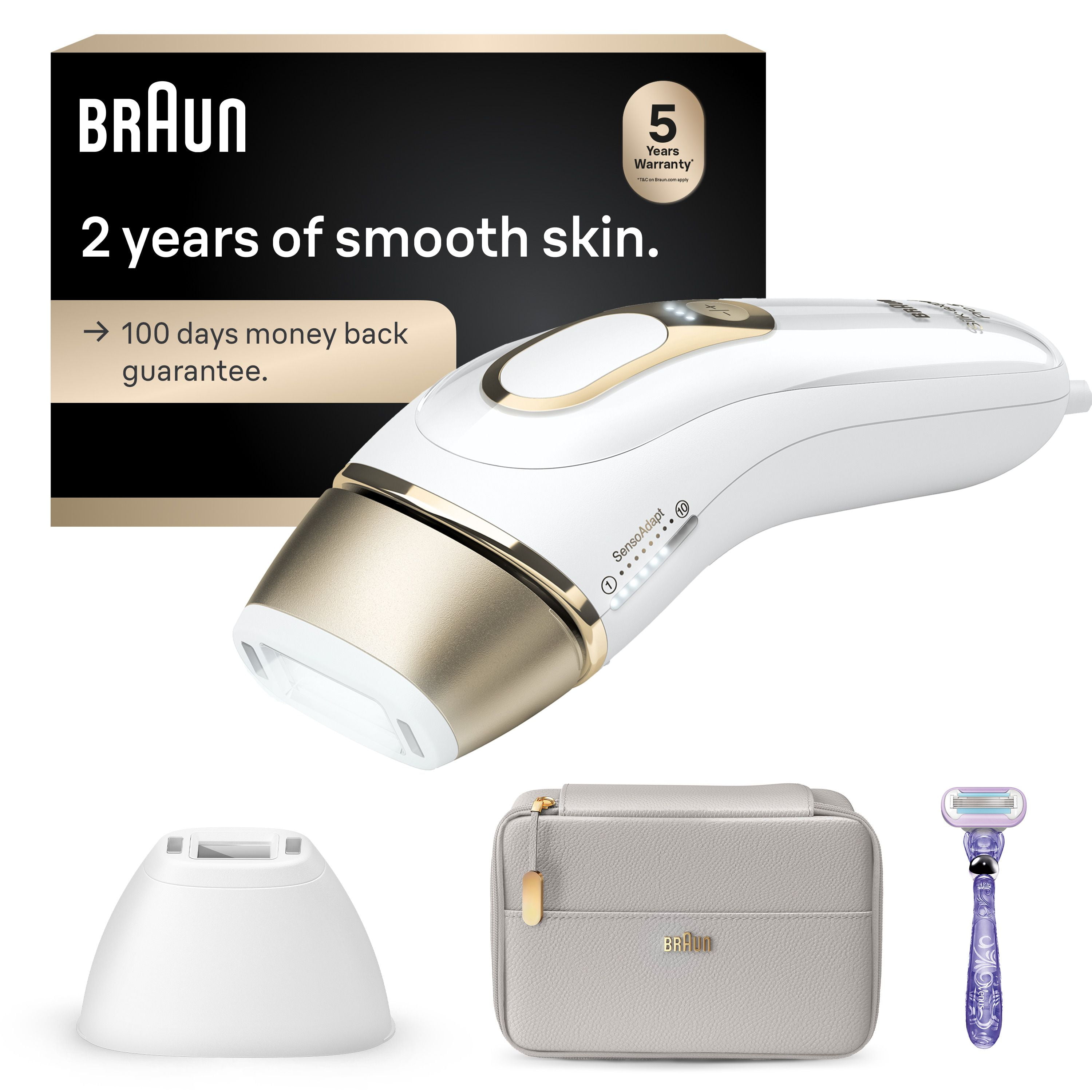りーちゅBRAUN Silk expert Pro 5 Type 6031 Braun IPL Silk-Expert Pro 5 Laser Hair Removal at Home