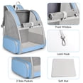 thumbnail image 2 of Mochila SsawCasa Cat Large para mascotas de hasta 7 kg, color azul, 2 of 8
