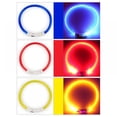 thumbnail image 2 of USB Rechargeable LED Dog Collar Glowing pet Dog Collar for Night Safety  Water Resistant Cuttable TPU Light Up Collars Fashion Light up Collar for Small Medium Large Dogs, 2 of 11