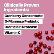 Cystex Cranberry Prebiotic Supplement for UTI Prevention & Urinary Health, 2 Pack