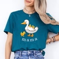 thumbnail image 2 of Bella Canvas Mama Duck Printed Cotton Tee Shirt Gift for Mom Birthday, 2 of 5