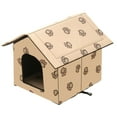 thumbnail image 2 of Casa para gatos al aire libre, casa para mascotas, caseta para perros pequeños, muebles, cueva para perros, cachorros, gatitos, refugio portátil para Amarillo Yinane Cama para perros y gatos., 2 of 8