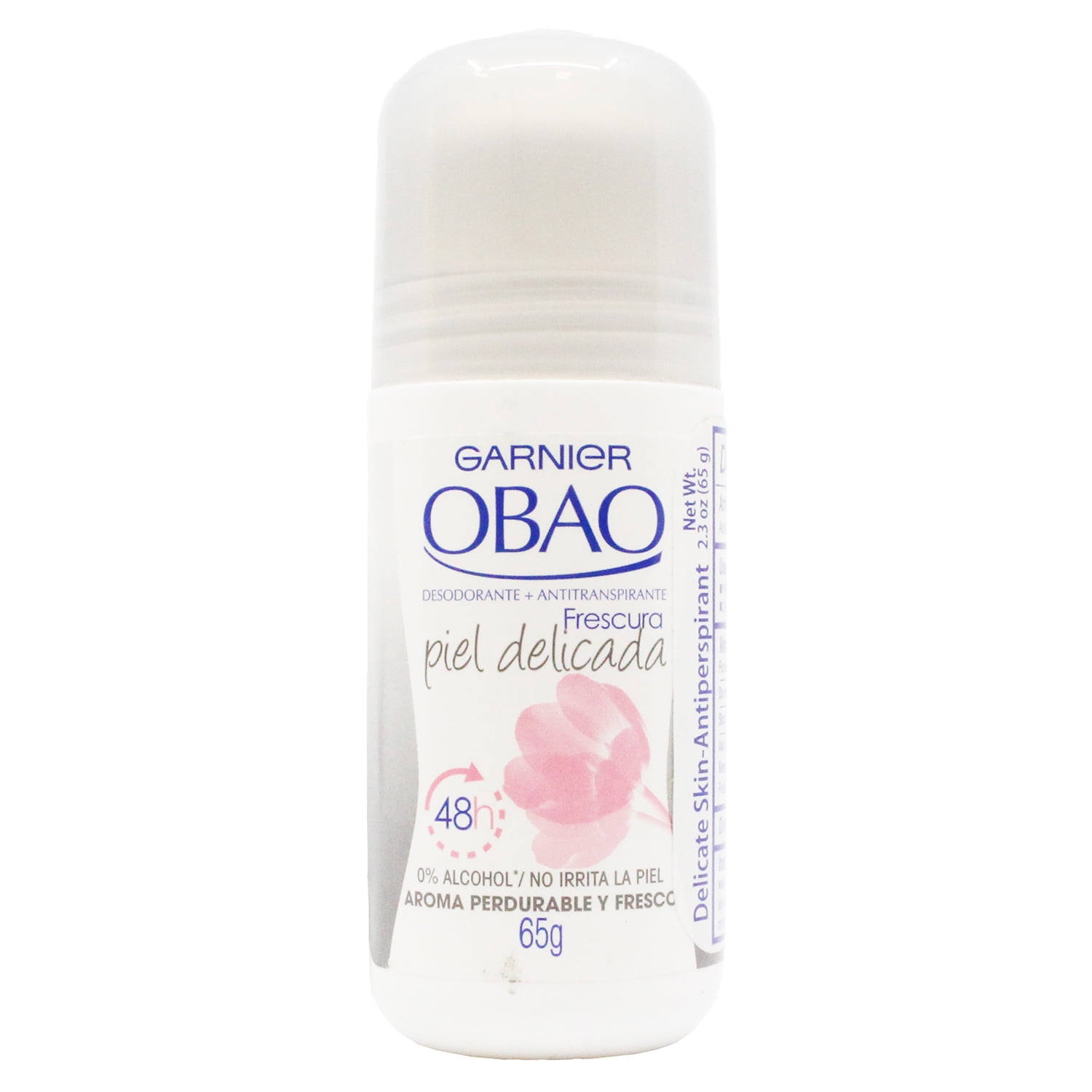Garnier Obao RollOn Antiperspirant No Alcohol Deodorant, Frescura Piel