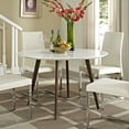 thumbnail image 3 of Modway Plateau 47 Pouces Table à Manger Ronde Moderne en Bois Blanc/naturel, 3 of 7