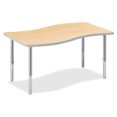 thumbnail image 3 of HON® Build Series Ribbon-Shape Table Top, 1 1/8"H x 54"W x 30"D, Maple, 3 of 3