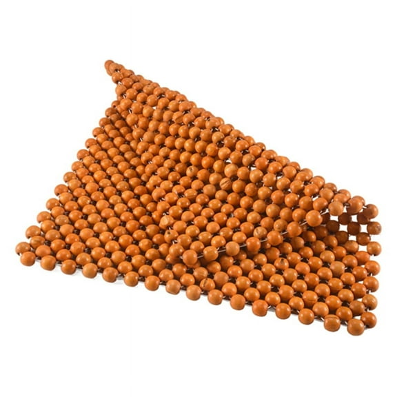 Muzhu Car Seat Cushion Wooden Beads Chair Art Massage Cushion Car Seat Cushion Car Seat Cover Bead Pad Beige