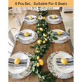 thumbnail image 4 of 13 Inch Round Placemats Set of 4, Grey Gnomes Christmas Non Slip Heat Insulation PP Table Mats, Red Xmas Balls Snowflake Tree Washable Place Mats for Kitchen Dining Party Table Decor, 4 of 7