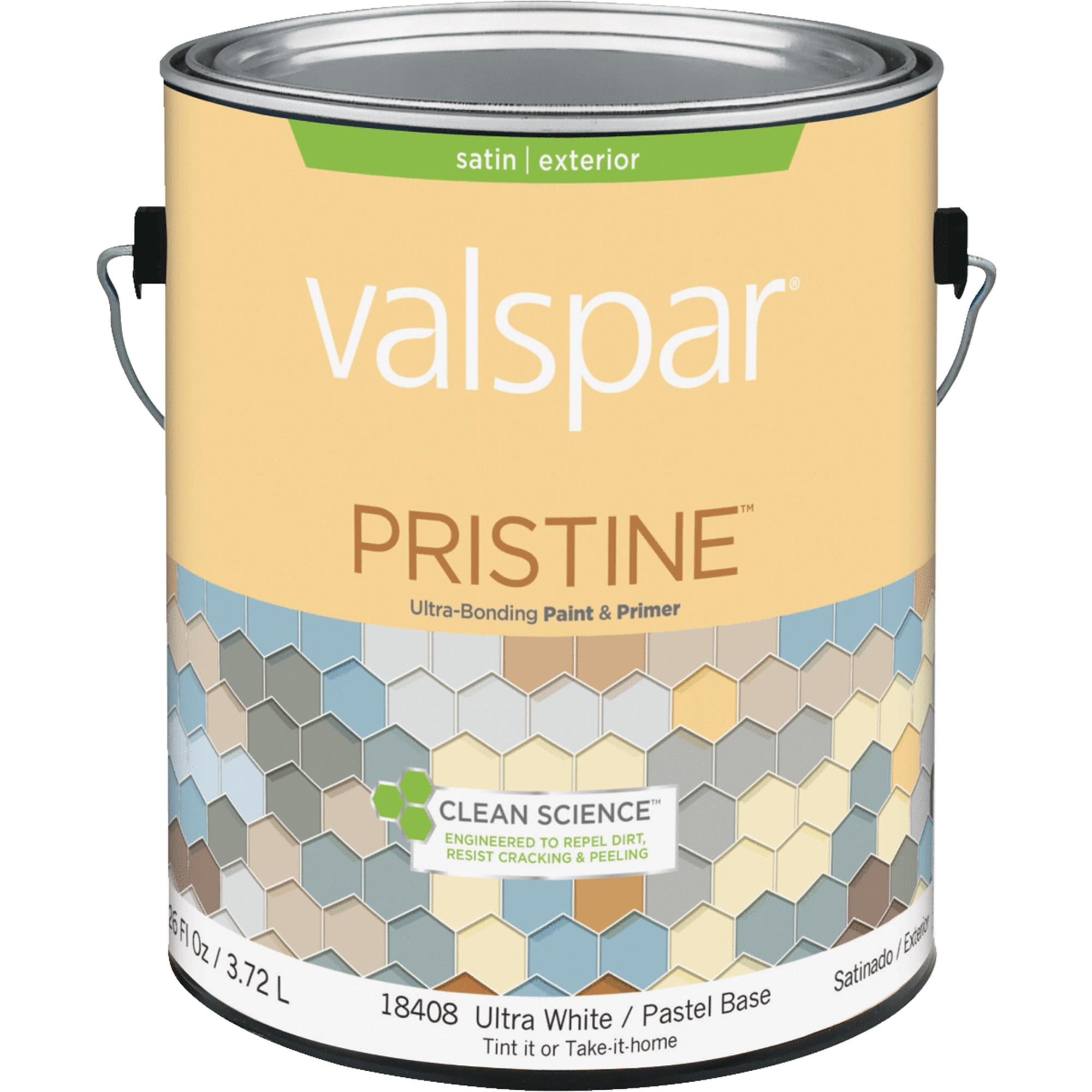 Valspar Pristine 100 Acrylic Paint & Primer Satin Exterior House Paint
