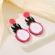 thumbnail image 2 of Pendientes colgantes con forma de pitaya y limón, bonitos pendientes colgantes para mujeres y niñas, joyería de regalo y es ideal para el verano, 2 of 5