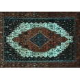 thumbnail image 1 of Ahgly Company Indoor Rectangle Persian Light Blue Traditional Area Rugs, 7' x 9', 1 of 4