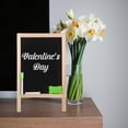 thumbnail image 4 of Miangastore Magnetic Double-sided Blackboard Chalkboard Rectangular Hanging Blackboard Party Table Number Place Tag Message Board Signs Memo Board, 4 of 9