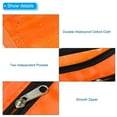 thumbnail image 3 of Uxcell Expandable Pencil Pouch for 3 Rings Binder, 2 Pack Oxford Cloth Zipper Binder Pouch Pencil Case Orange, 3 of 6