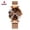 Brown surface, variant on Women's watch with quartz movement, fashionable wristwatch with magnetic mesh strap, women's quartz watch, popular women's wristwatch