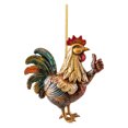 thumbnail image 2 of Nuevos Adornos Navideños Colgante Plano Acrílico Con Forma De Pollo Adornos 2D Para El Árbol De Navidad Mini Adornos Navideños Adornos Para Colgar Artículos Para Fiestas Navideñas, 2 of 2