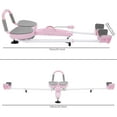 thumbnail image 2 of Split Machine, 264LBS Heavy Duty Split Machine Adjustable Leg Stretch Training Machine for Home Yoga Gym Fitness to Train Leg Flexibility （Pink）, 2 of 9