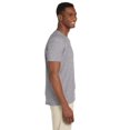 thumbnail image 4 of Gildan Softstyle V-Neck T-Shirt GR64, Adult Men's Short Sleeve V-Neck T-Shirt Modern fit Tee, Sport Grey S, 4 of 4
