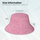 thumbnail image 3 of Balery Glitter Pink Sombreros para el sol para hombre y mujer, sombrero de pescador con UPF 50+, 3 of 6