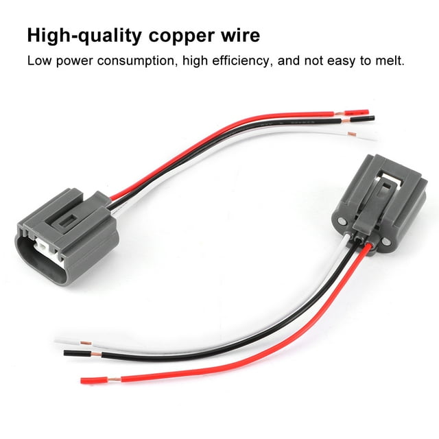2 Uds H13 9008 Conector Adaptador De Arnés De Cables Hembra Para Enchufe LED De Cerámica Resistente Al Calor Ligero