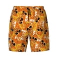 thumbnail image 4 of Lsque Mens Swim Trunks Skulls Pattern - Bathing Suit Compression Liner - Beach Swim Shorts Swimwear - (S-3XL) - Stretch Quick Dry -X-Large, 4 of 9