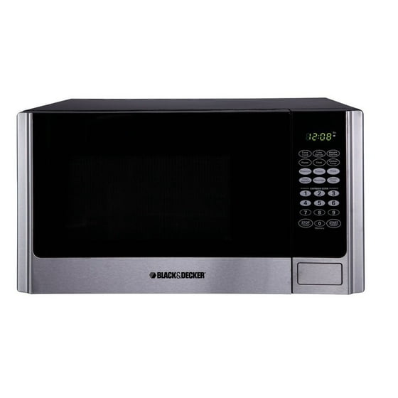 Black & Decker EM925AMEP1 Microwave, 0.9 Cu.ft, Stainless steel/Black