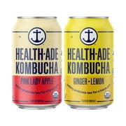 Health-Ade Kombucha, Bright Side Variety Pack, 11.5 fl oz, 12 Ct, Cans