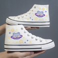 thumbnail image 1 of Sanrio-zapatos de lona de Hello Kitty para mujer, zapatillas de ocio de dibujos animados, estilo coreano Harajuku, Y2k, deportivas universitarias, 1 of 4