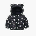 thumbnail image 2 of Esaierr 1-7Y Baby Boys Girls Winter Coats with Hooded Light Puffer Down Jacket Outwear for Toddler Kids Down Jacket Zip Coat Tops Outerwear for 1-7Y, 2 of 5